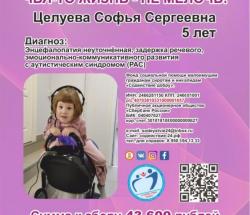 Поможем Софии пройти реабилитацию