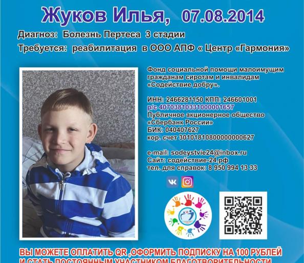 Сбор для Ильи открыт!