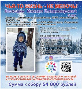 Сбор для Миши закрыт!