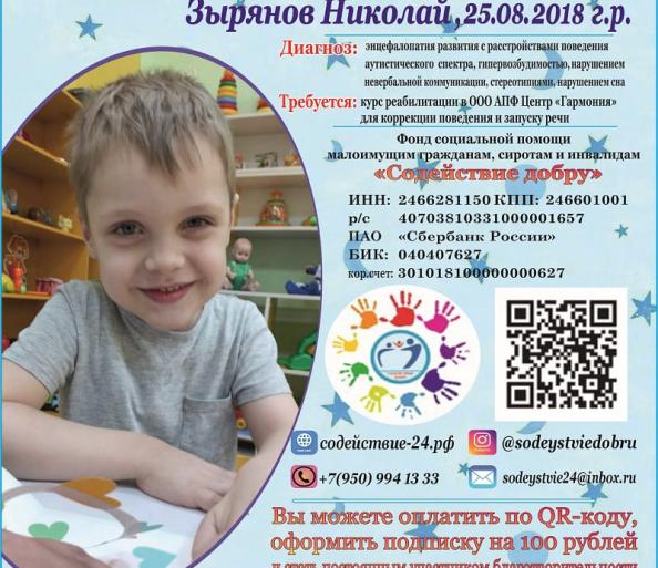 СБОР ДЛЯ НИКОЛАЯ ЗАКРЫТ!